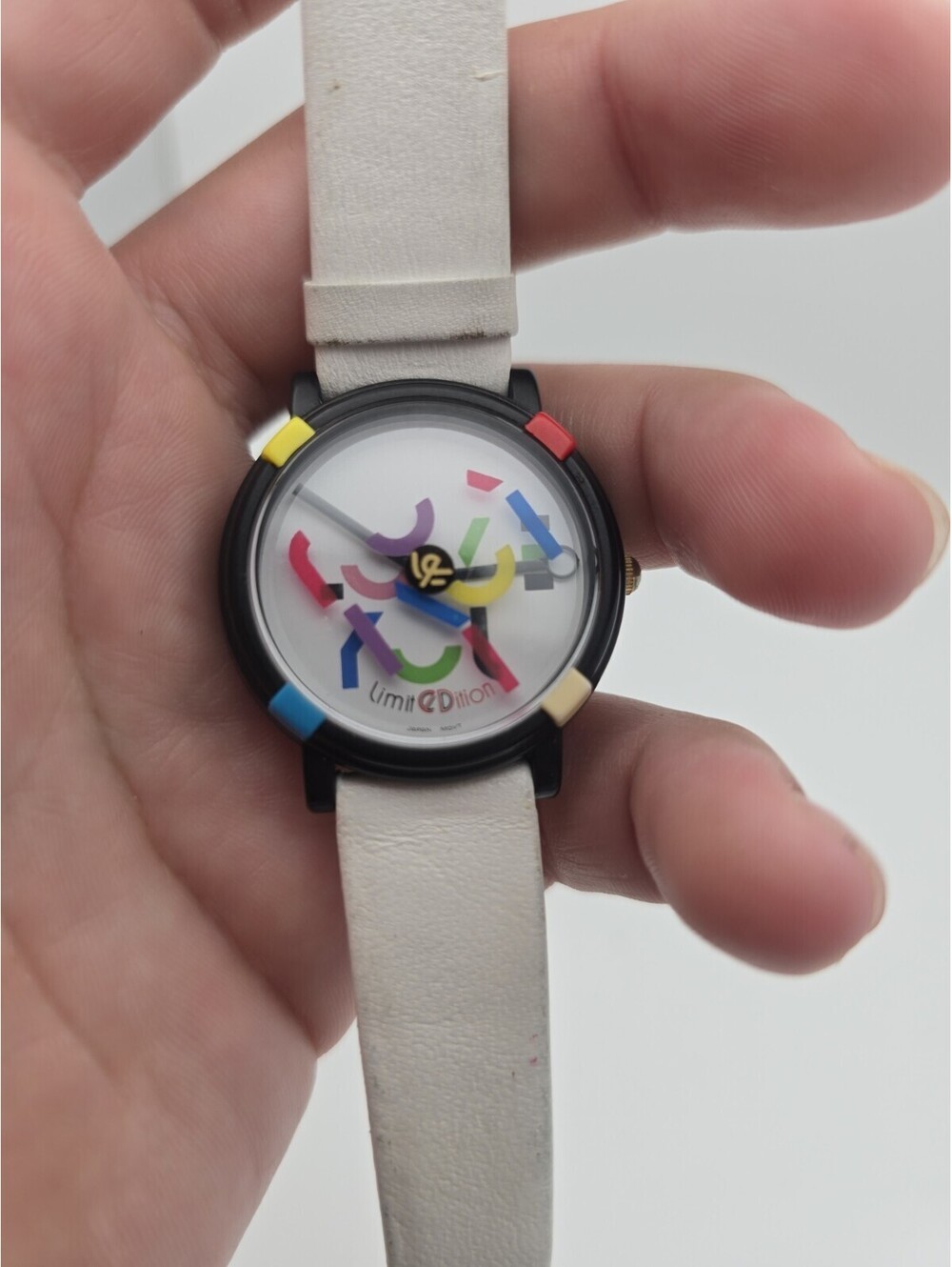 John Zaboyan Limited Edition Abstract Ladies Watch White Band